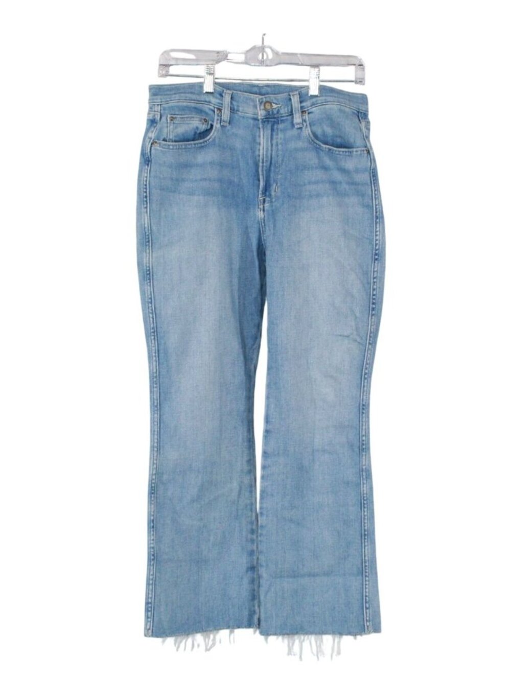 LL Bean Women's Stretch Jeans High Rise Mini Bootcut Ankle Everyday Casual 12